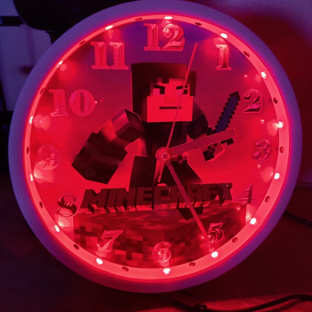 COPY - Minecraft wall clock - Picture 10 of 10